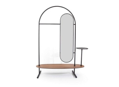 Luxurious Mirror with Shelf Modern Stylish Furniture in Hallway Novelty